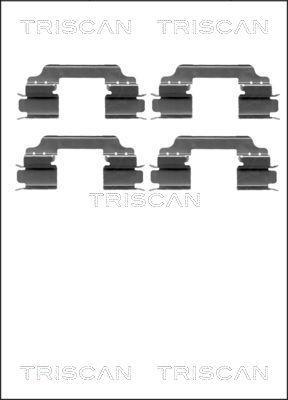Kit acessórios de pastilhas de travão Triscan A/S ref. 8105 231596