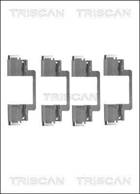 Kit acessórios de pastilhas de travão Triscan A/S ref. 8105 231608