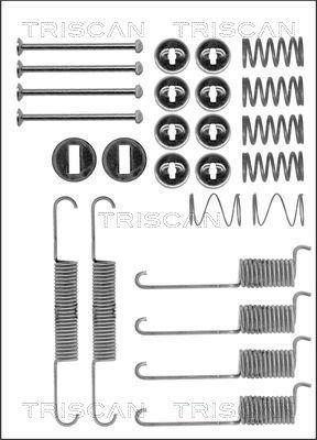 Kit d'accessoires pour mâchoire de frein à tambour Triscan A/S ref. 8105 232558