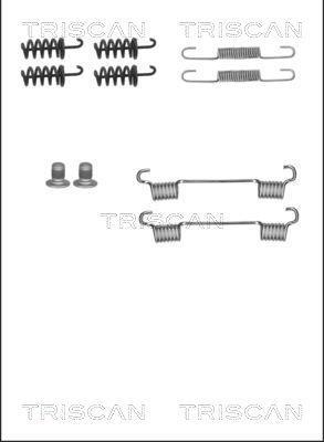 Kit acessórios tambor de comando de travão Triscan A/S ref. 8105 232564