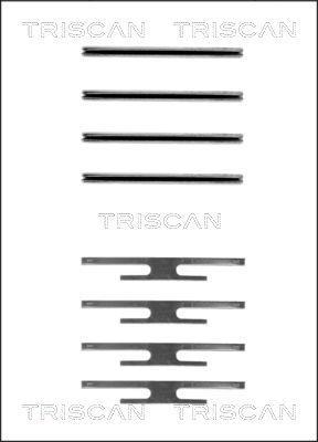 Kit acessórios de pastilhas de travão Triscan A/S ref. 8105 241412