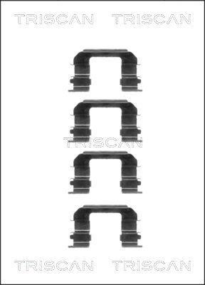 Kit acessórios de pastilhas de travão Triscan A/S ref. 8105 241604