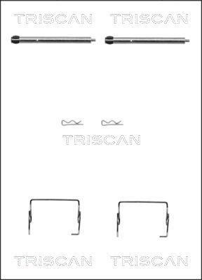 Kit acessórios de pastilhas de travão Triscan A/S ref. 8105 251595