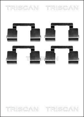 Kit d'accessoires pour plaquette de frein à disque Triscan A/S ref. 8105 251596