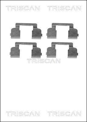 Kit d'accessoires pour plaquette de frein à disque Triscan A/S ref. 8105 251597