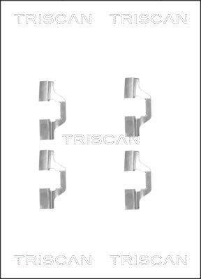 Kit acessórios de pastilhas de travão Triscan A/S ref. 8105 251598