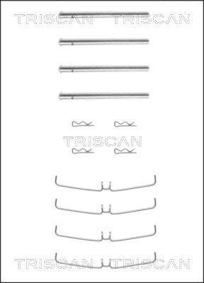 Kit acessórios de pastilhas de travão Triscan A/S ref. 8105 271359