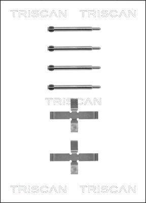 Kit acessórios de pastilhas de travão Triscan A/S ref. 8105 271444