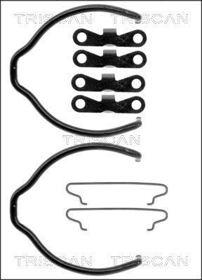Kit acessórios de pastilhas de travão Triscan A/S ref. 8105 272576