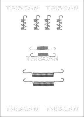 Kit d'accessoires pour mâchoire de frein à tambour Triscan A/S ref. 8105 272577