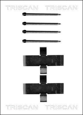 Kit acessórios de pastilhas de travão Triscan A/S ref. 8105 291260