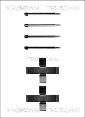 Kit acessórios de pastilhas de travão Triscan A/S ref. 8105 291493