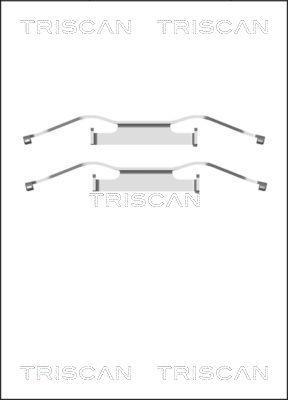 Kit acessórios de pastilhas de travão Triscan A/S ref. 8105 291607