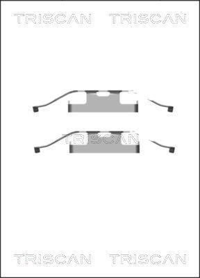 Kit acessórios de pastilhas de travão Triscan A/S ref. 8105 291609