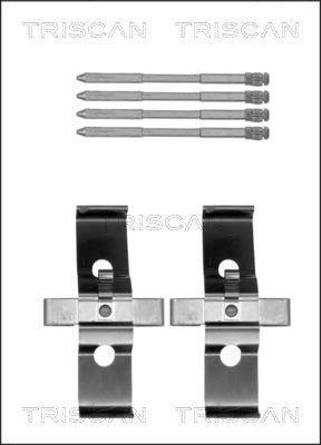 Kit acessórios de pastilhas de travão Triscan A/S ref. 8105 291614