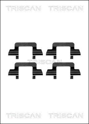 Kit acessórios de pastilhas de travão Triscan A/S ref. 8105 381613