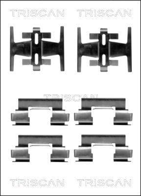 Kit acessórios de pastilhas de travão Triscan A/S ref. 8105 401609