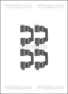 Kit acessórios de pastilhas de travão Triscan A/S ref. 8105 401611