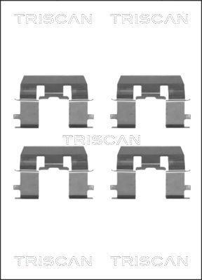 Kit acessórios de pastilhas de travão Triscan A/S ref. 8105 401617