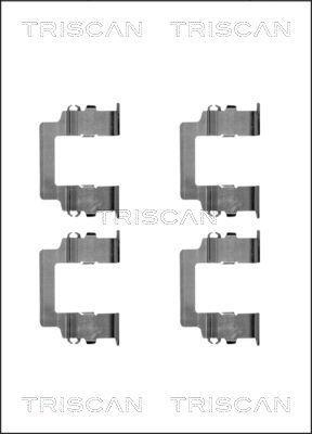 Kit acessórios de pastilhas de travão Triscan A/S ref. 8105 421580