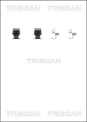 Kit d'accessoires pour plaquette de frein à disque Triscan A/S ref. 8105 421590