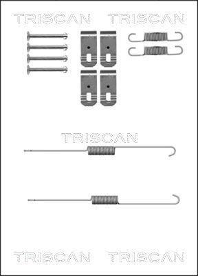 Kit d'accessoires pour mâchoire de frein à tambour Triscan A/S ref. 8105 422589