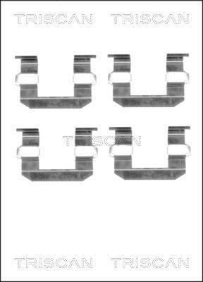 Kit acessórios de pastilhas de travão Triscan A/S ref. 8105 431619