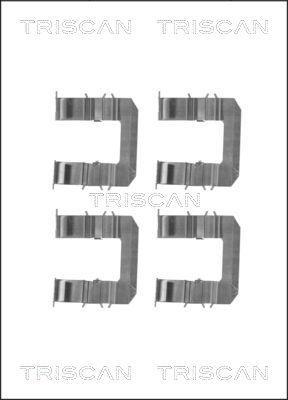 Kit acessórios de pastilhas de travão Triscan A/S ref. 8105 431624