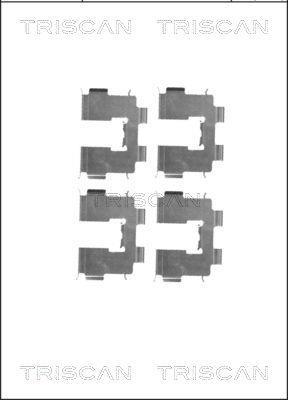 Kit acessórios de pastilhas de travão Triscan A/S ref. 8105 431627