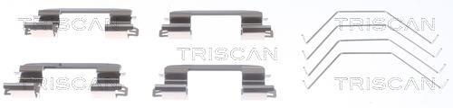 Kit acessórios de pastilhas de travão Triscan A/S ref. 8105 431635