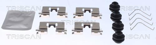 Kit acessórios de pastilhas de travão Triscan A/S ref. 8105 431648