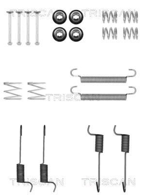Kit d'accessoires pour mâchoire de frein à tambour Triscan A/S ref. 8105 432591