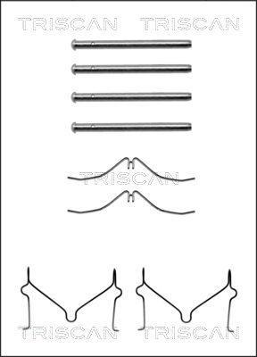 Kit acessórios de pastilhas de travão Triscan A/S ref. 8105 501579