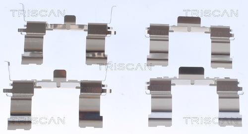 Kit acessórios de pastilhas de travão Triscan A/S ref. 8105 681539