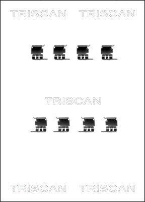Kit acessórios de pastilhas de travão Triscan A/S ref. 8105 691616