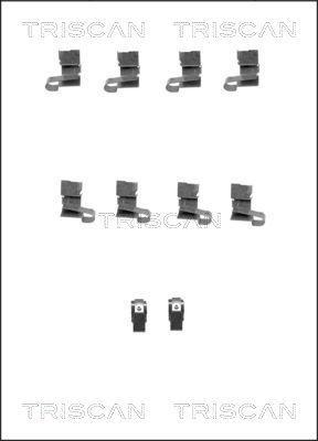 Kit acessórios de pastilhas de travão Triscan A/S ref. 8105 691619