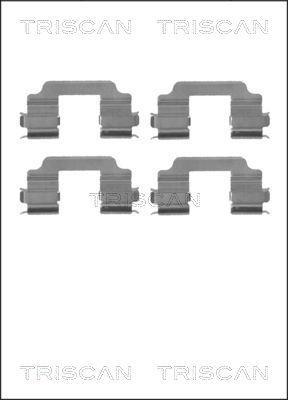 Kit acessórios de pastilhas de travão Triscan A/S ref. 8105 691620