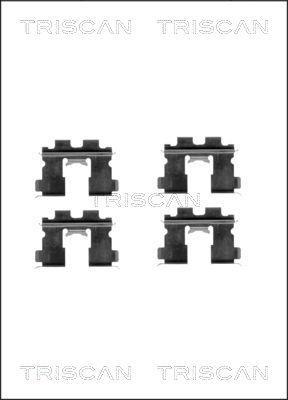 Kit acessórios de pastilhas de travão Triscan A/S ref. 8105 691621