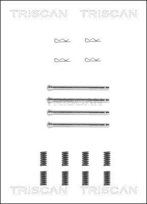 Kit acessórios de pastilhas de travão Triscan A/S ref. 8105 701435