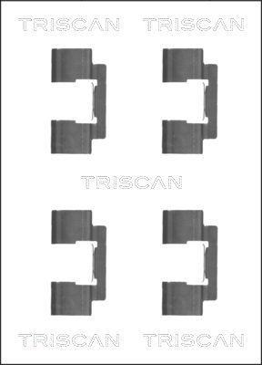 Kit acessórios de pastilhas de travão Triscan A/S ref. 8105 801001