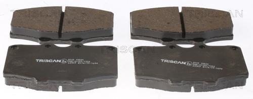 Jeu de 4 plaquettes de frein Triscan A/S ref. 8110 10034