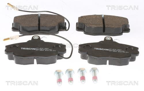 Jeu de 4 plaquettes de frein Triscan A/S ref. 8110 10041