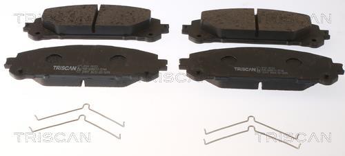 Jeu de 4 plaquettes de frein Triscan A/S ref. 8110 10123