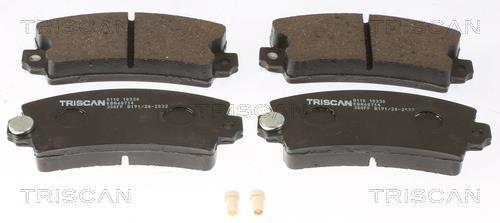 Jeu de 4 plaquettes de frein Triscan A/S ref. 8110 10330