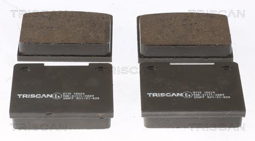 Jogo de 4 pastilhas de travão Triscan A/S ref. 8110 10424