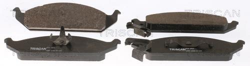 Jeu de 4 plaquettes de frein Triscan A/S ref. 8110 10514