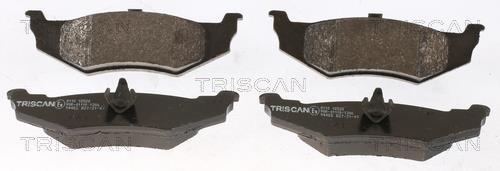 Jeu de 4 plaquettes de frein Triscan A/S ref. 8110 10520