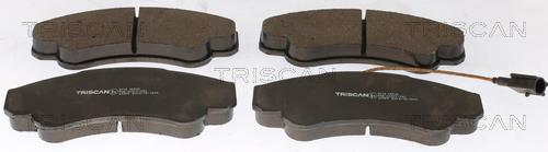 Jeu de 4 plaquettes de frein Triscan A/S ref. 8110 10532