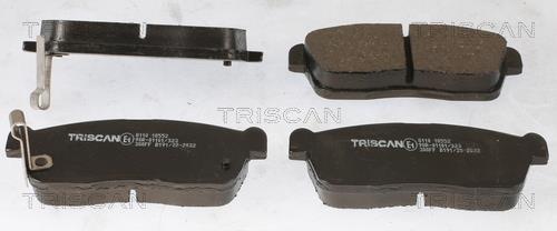 Jogo de 4 pastilhas de travão Triscan A/S ref. 8110 10552