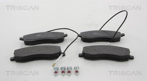 Jeu de 4 plaquettes de frein Triscan A/S ref. 8110 10581